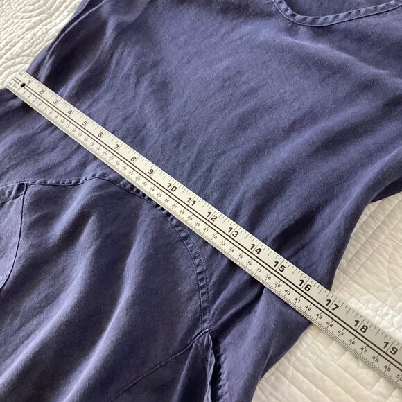 Luna Luz Fit & Flare Maxi 100% Linen Dress Size S Flowy - Picture 7 of 16